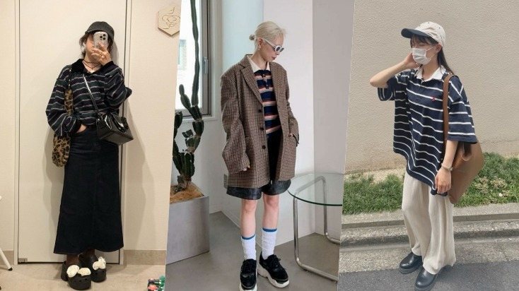 秋季單品推薦！時尚小黑馬「復古POLO條紋上衣X 4種穿搭技巧」你也跟上日系潮流了嗎？