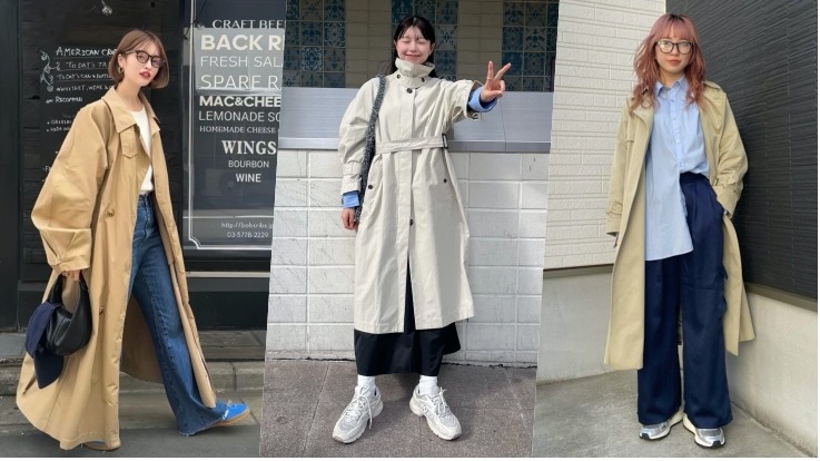 本季一定要入手！選搭「卡其色風衣 X 4種Look」營造注目日系魅力