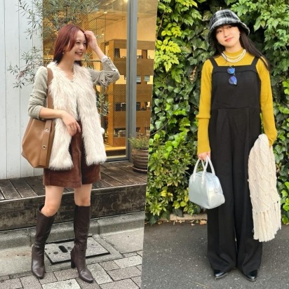 從日本女生穿搭找搭配靈感！秋日以「針織上衣」玩色彩混搭營造迷人季節印象