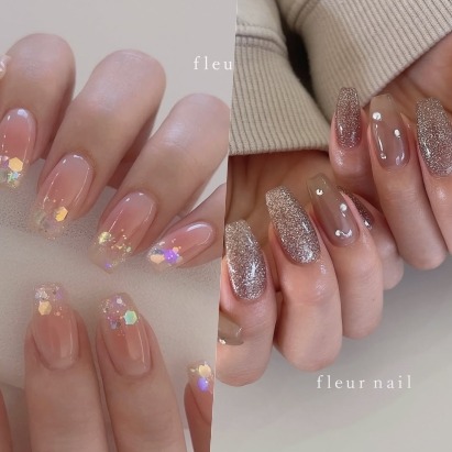 日本女生都在推「透明系指彩」滿滿靈感圖鑑參考點亮冬季時髦