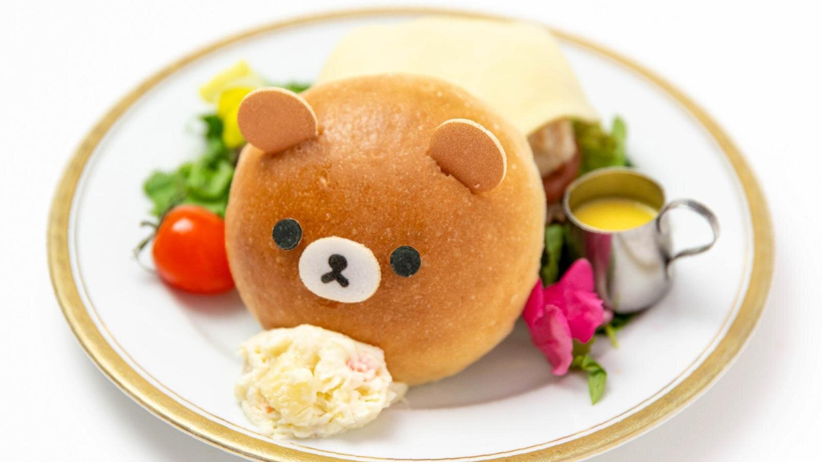 吃一口拉拉熊造型漢堡 丸福珈琲店冬季聯名萌餐點有這些！