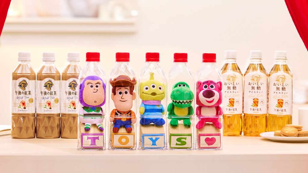 KIRIN「午後の紅茶」 超萌茶會7-ELEVEN療癒登場 皮克斯《玩具總動員》30周年 瓶中娃娃組限量開售