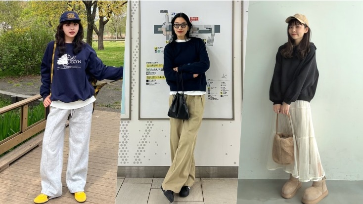 日本女生最愛2026冬季LOOK！以大學TEE混搭4種日系休閒印象