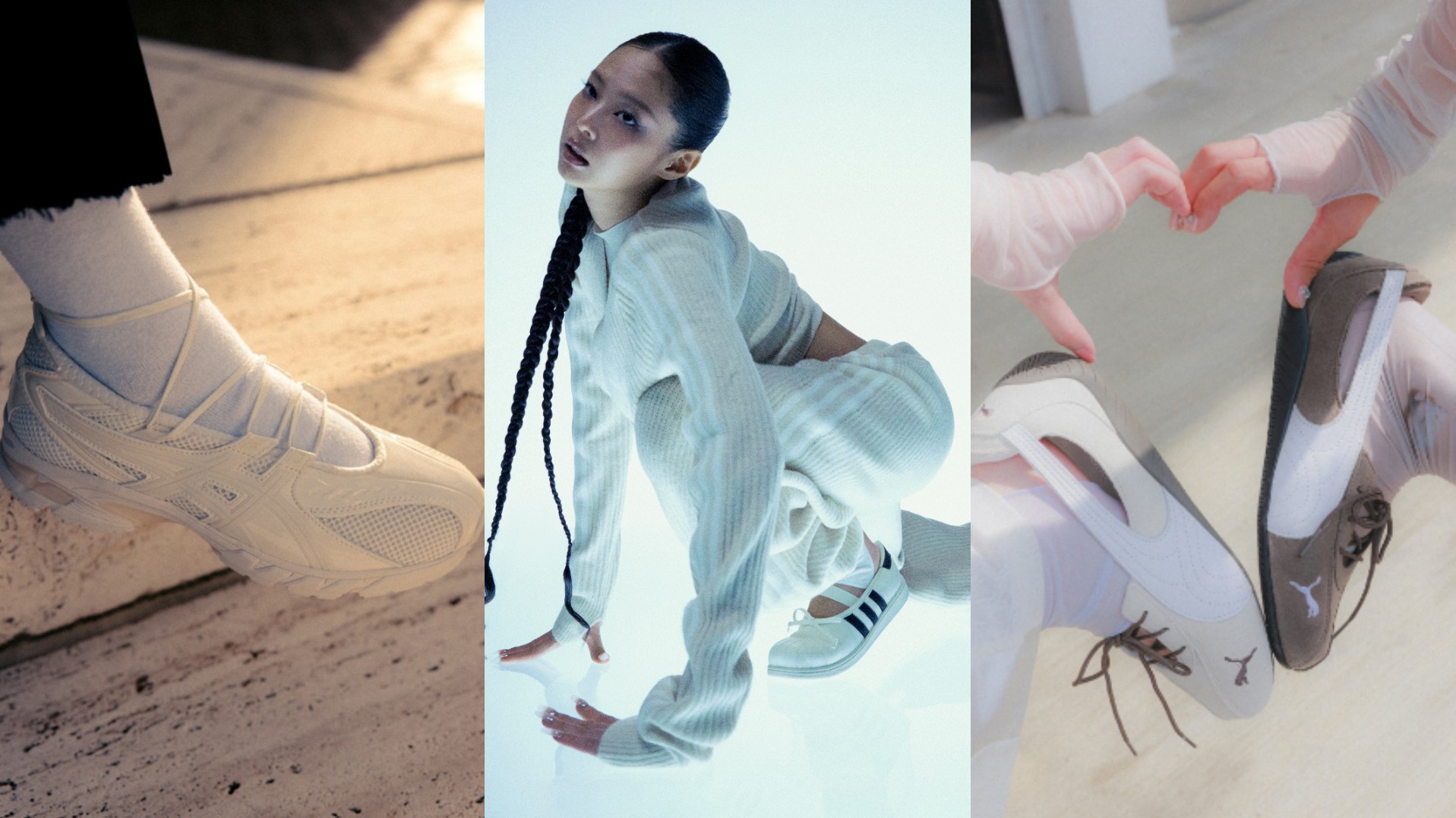 仙氣芭蕾鞋推薦！PUMA、ASICS混入運動感甜而不膩，JENNIE同款愛迪達爆話題必收