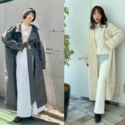 風衣外套的季節來臨！學會 4 種穿搭技巧營造秋季的日系高級時髦