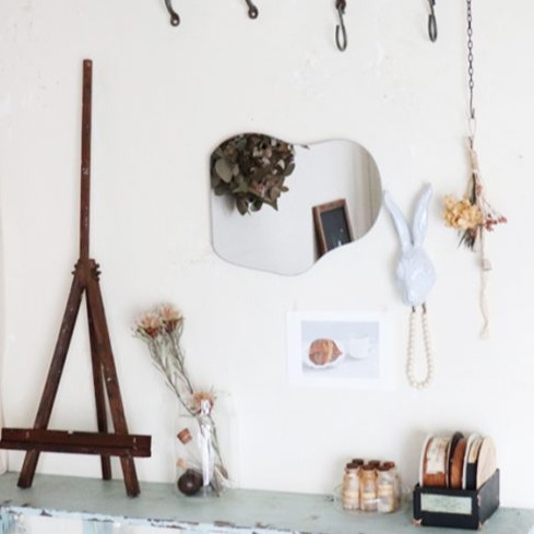 百圓商品質感大變身！用大創DIY打造日本正夯的「波紋壁掛鏡」