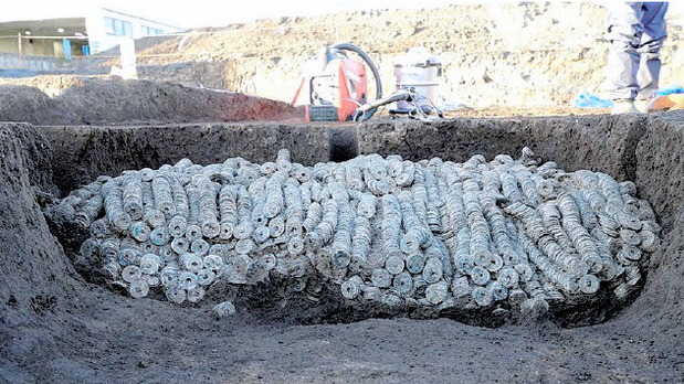 德川埋藏金被找到了？日本群馬施工現場竟挖到大量古代錢幣