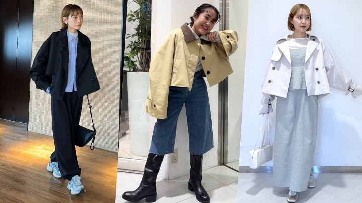 春季穿搭一件外套搞定4種造型！穿上短版風衣展現2025注目焦點
