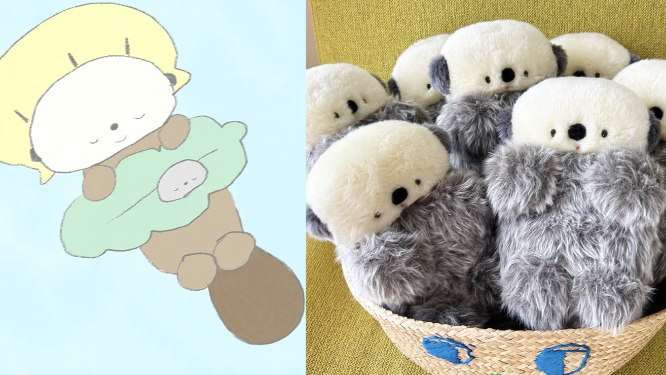 這麼可愛的海獺哪裡找？以繪畫和手作玩偶打造各種可愛動物的創作者「nicoyama pocket」