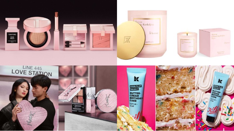 2026七夕情人節禮物推薦！YSL粉銀氣墊、TOM FORD玫瑰限量彩妝、MFK質感香氛蠟燭、契爾氏蛋糕口味護唇膏