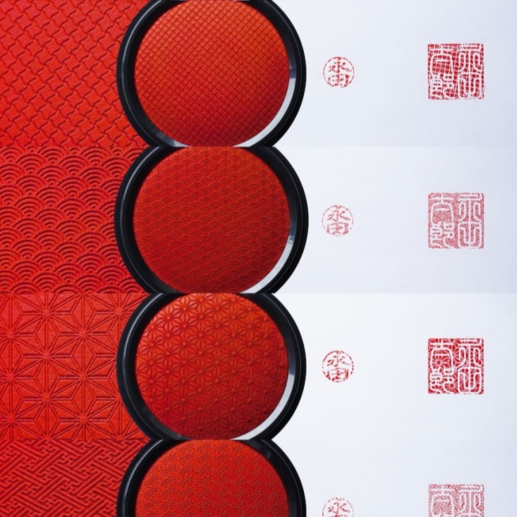 創意和風花紋印泥 日常印章也能蓋出新世界