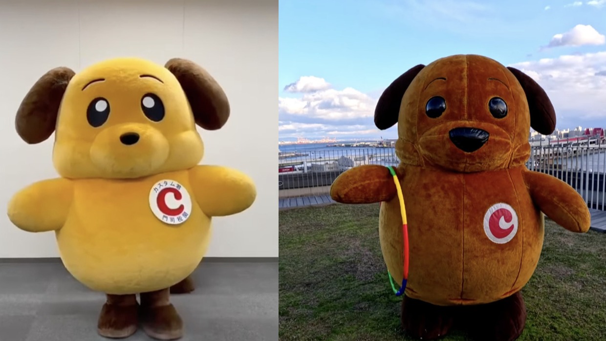 這隻布丁配色的狗狗你看過嗎？以緝毒犬為概念而誕生的日本海關吉祥物「Custom-kun（カスタム君）」
