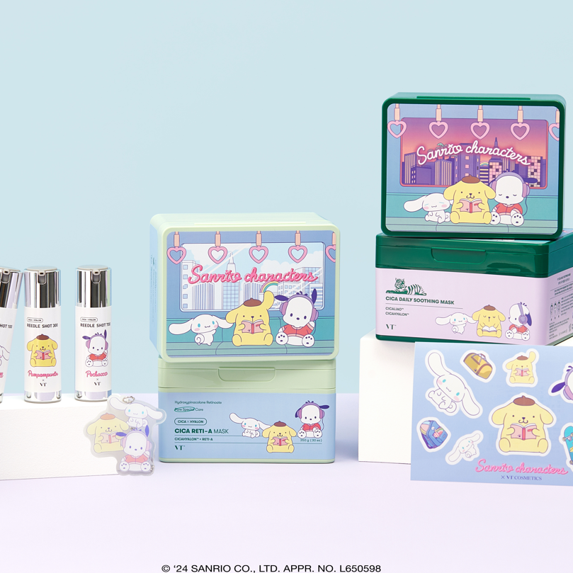 CICA老虎保養系列 x 三麗鷗限定聯名包裝!人氣角色大耳狗、布丁狗以及帕恰狗等你帶回家