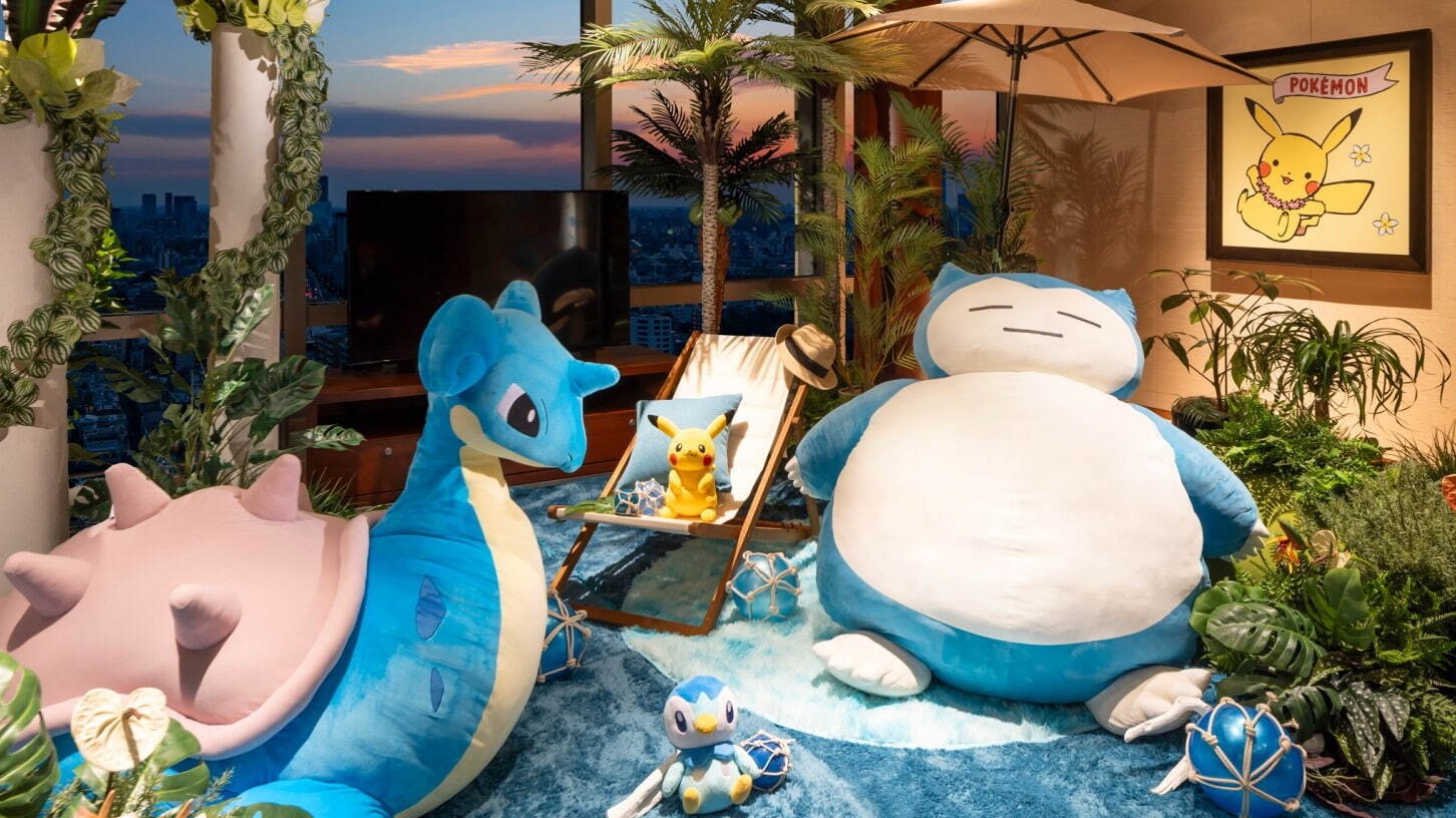 東京君悅酒店×寶可夢住宿計畫登場！巨大拉普拉斯與卡比獸陪你共度夏日