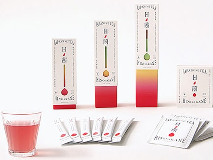 TOP包裝設計獎 會變色的美麗日本茶「日ノ茜」（HINOAKANE）