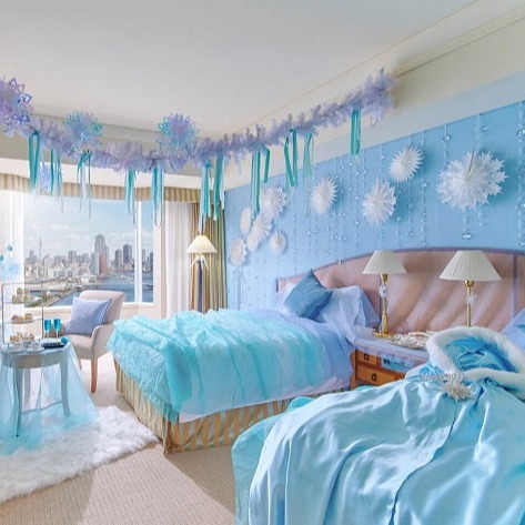 東京灣洲際酒店打造夢幻冰雪王國主題房間 公主們快來入住！