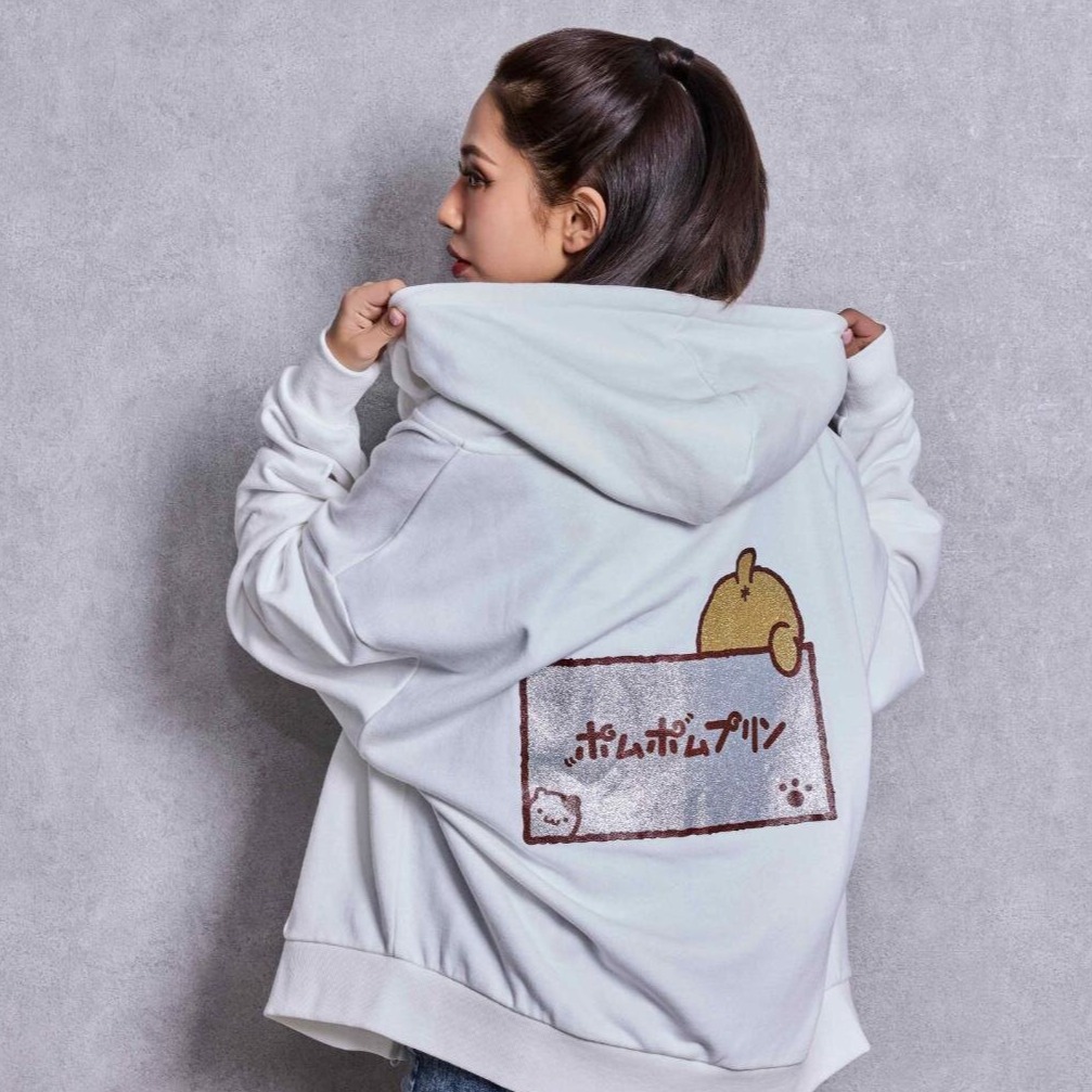 穿上布丁狗閃亮的背影！甜酷日本品牌GYDA﻿結合三麗鷗萌角色 推出躲貓貓連帽上衣