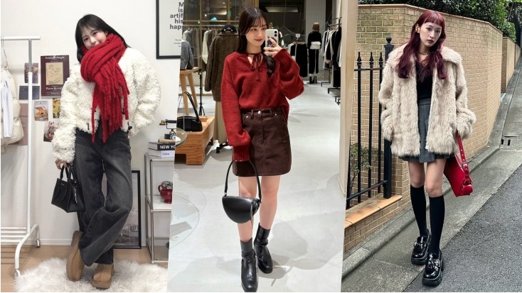 年末派對怎麼穿？選擇「紅色單品」混搭4種搶眼注目的日系造型