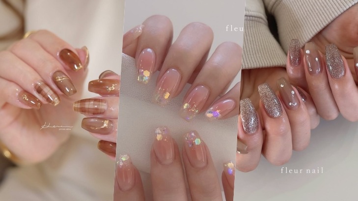 日本女生都在推「透明系指彩」滿滿靈感圖鑑參考點亮冬季時髦