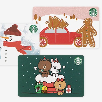 日本星巴克聖誕節系列商品第二彈來囉！LINE Holiday隨行卡千萬別錯過