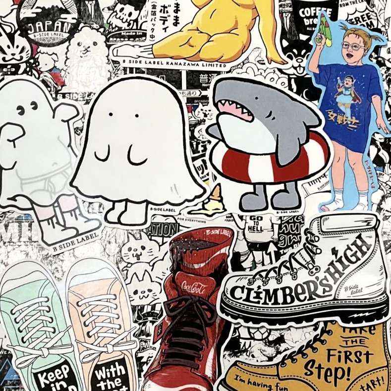 貼紙收集愛好者來日本必逛！讓人一進去就失心瘋的原創設計貼紙天堂「B-SIDE LABEL」