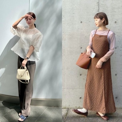 穿上本季最受歡迎「透膚單品」，為日系穿搭添加輕盈優雅氣息！