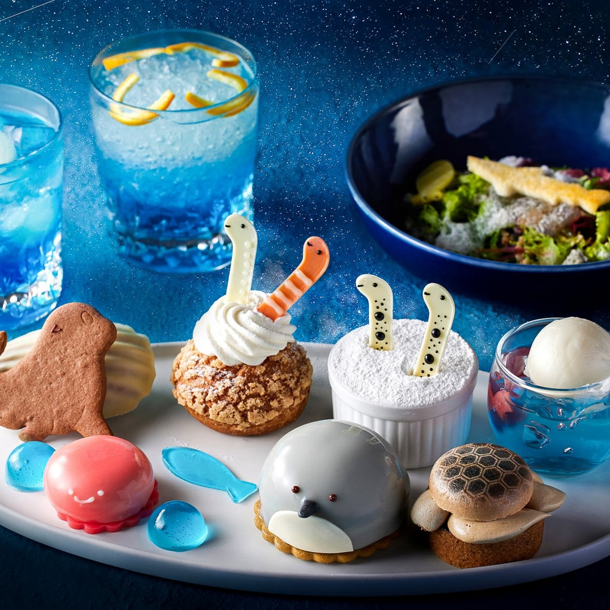 化身為甜點的海洋生物太可愛!墨田水族館 x 銀座凱悅尚萃飯店合作推出下午茶「SUMIDA AQUARIUM Afternoon Tea」