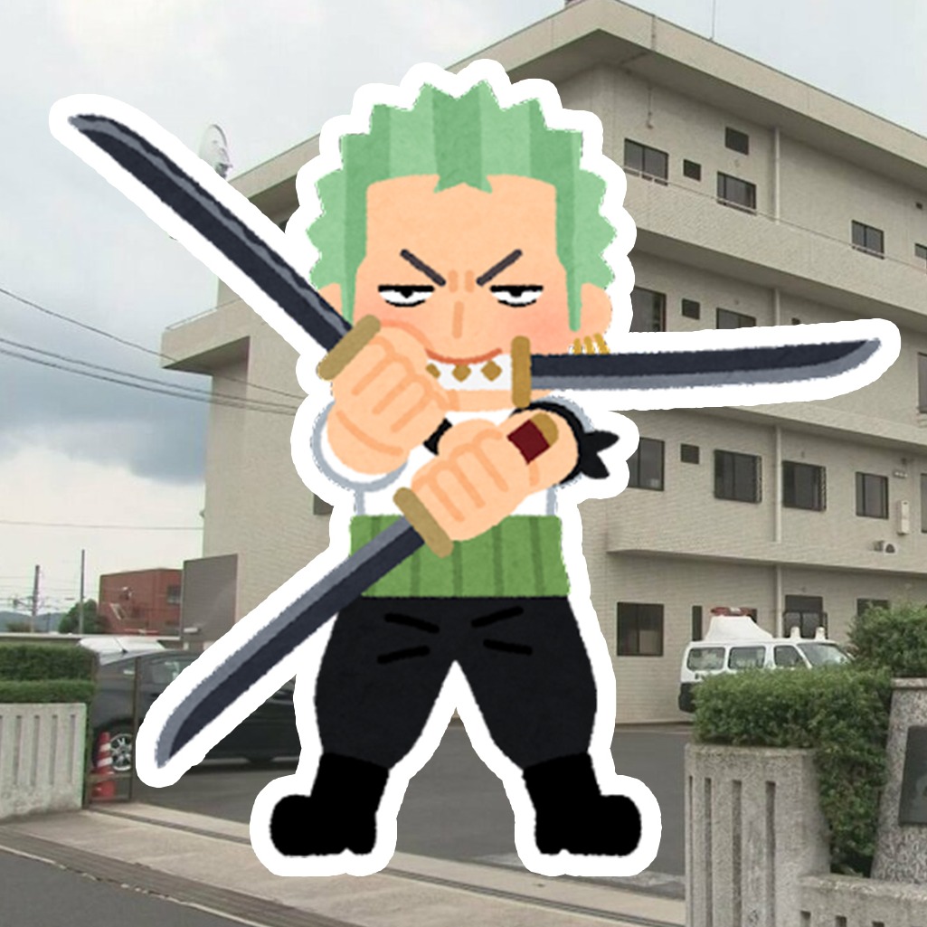 真人版索隆被捕?島根縣路上出現三刀流中年男子令網友傻眼