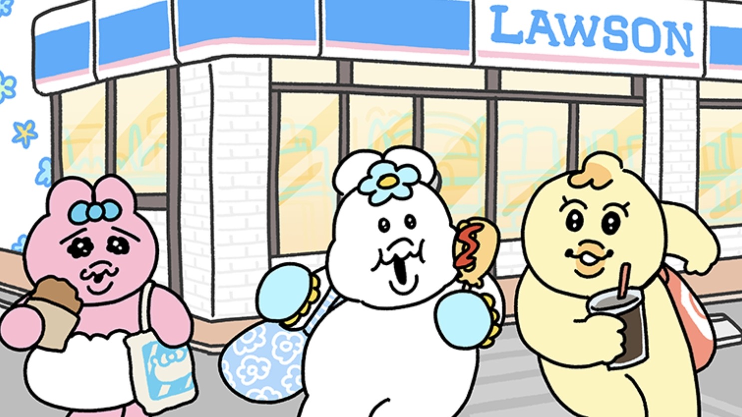 內褲兔作者「可哀想に！」x Lawson期間限定合作，「內褲兔化身可頌麵包」限定抱枕等你帶回家