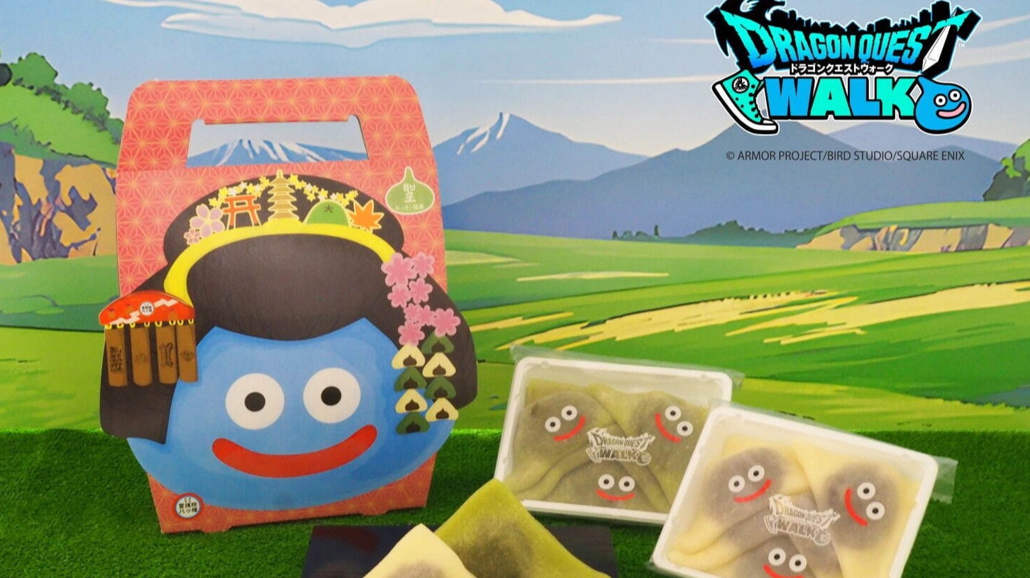 史萊姆跑進京都土產「生八橋」！《勇者鬥惡龍 Walk》×「聖護院八ッ橋総本店」期間限定合作和菓子登場