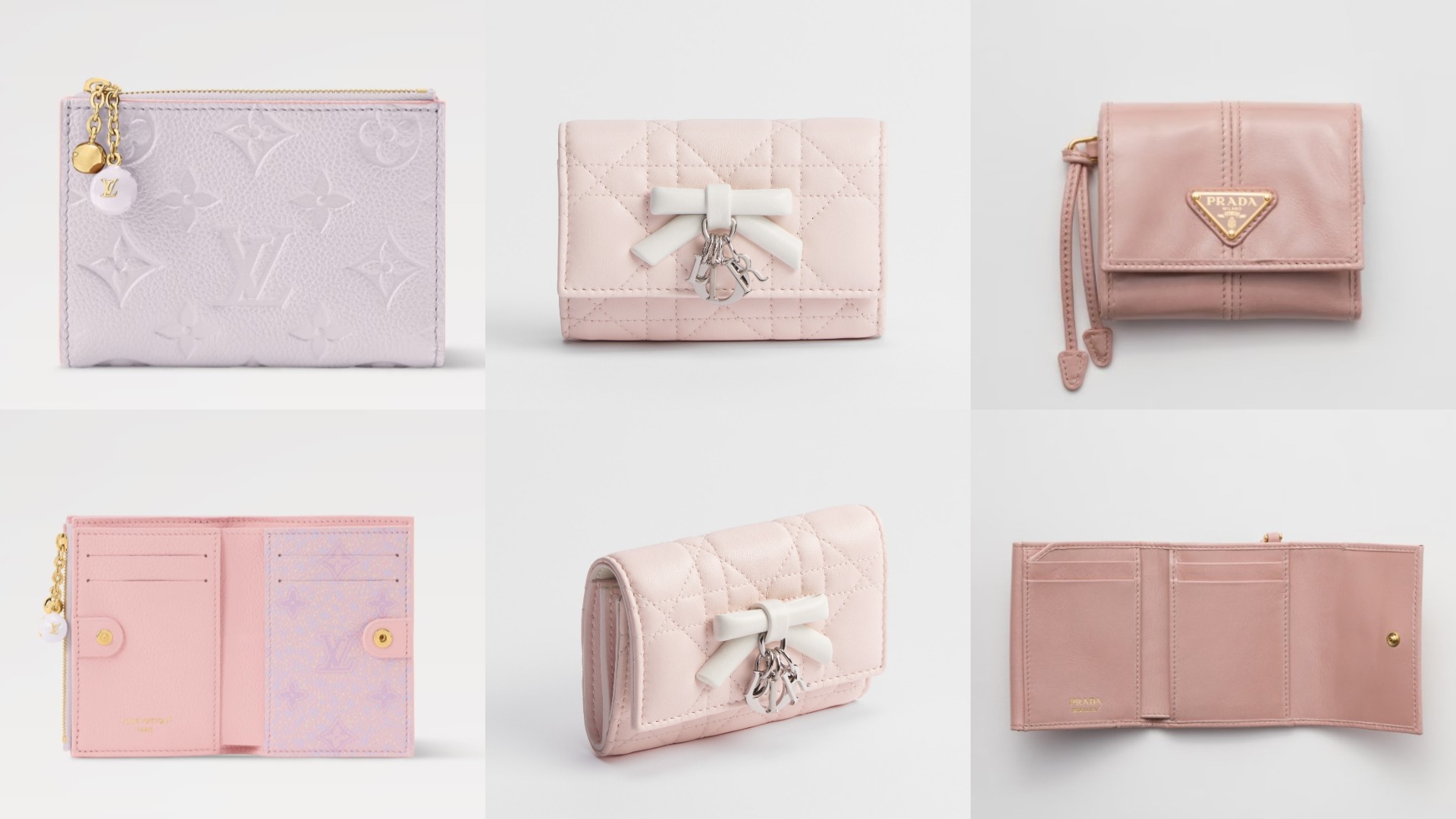 2026夏日粉嫩精品皮夾！Dior、LV、PRADA…夢幻新色太燒，萬元起收