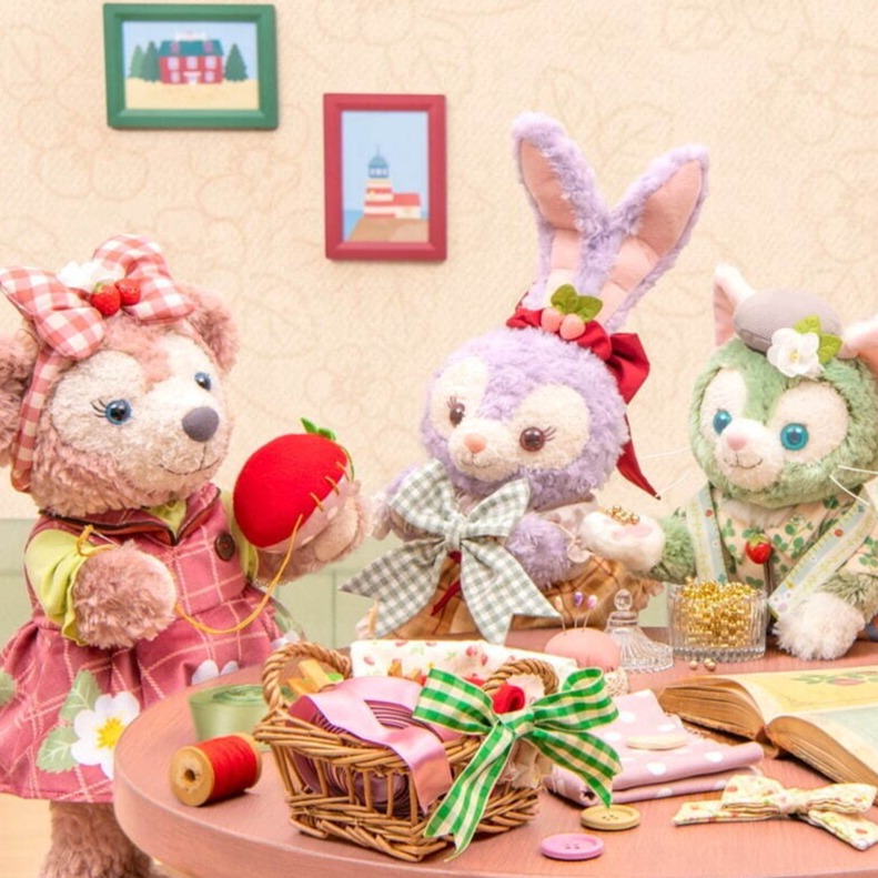 2024年達菲熊控有福了！東京迪士尼推出草莓主題超萌融化你心