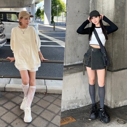 2025日本正夯「透膚長襪」好時髦！4種搭配巧思打造日系焦點