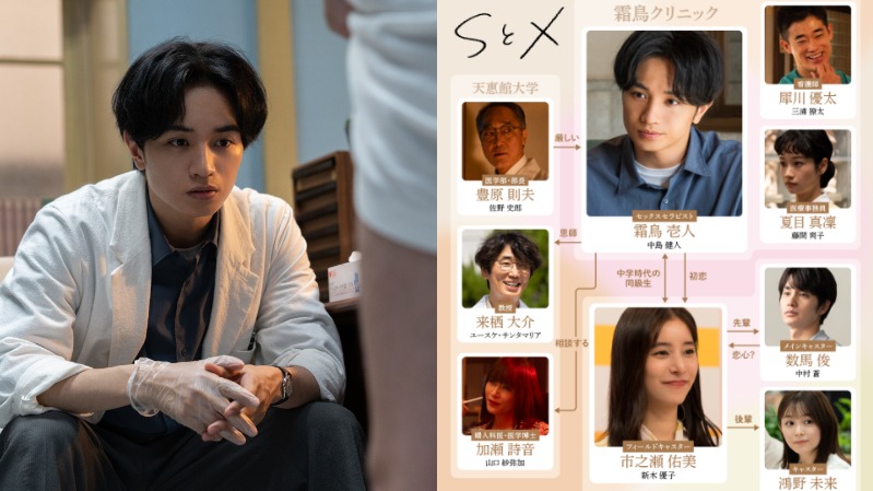 Netflix日劇《S&X》4大深度亮點：中島健人化身「無法愛愛的性治療師」，攜手新木優子談場療癒系成人救贖之戀