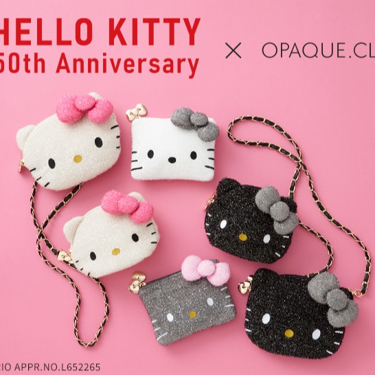 HELLO KITTY50週年與OPAQUE.CLIP聯名推出超可愛肩包！新色登場粉絲必買清單+1