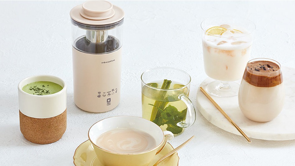 recolte推出可愛又實用的奶茶機、煮蛋機、切碎機