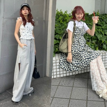 2025夏季日本時髦關鍵字：「碎花」穿出精緻女孩氣息