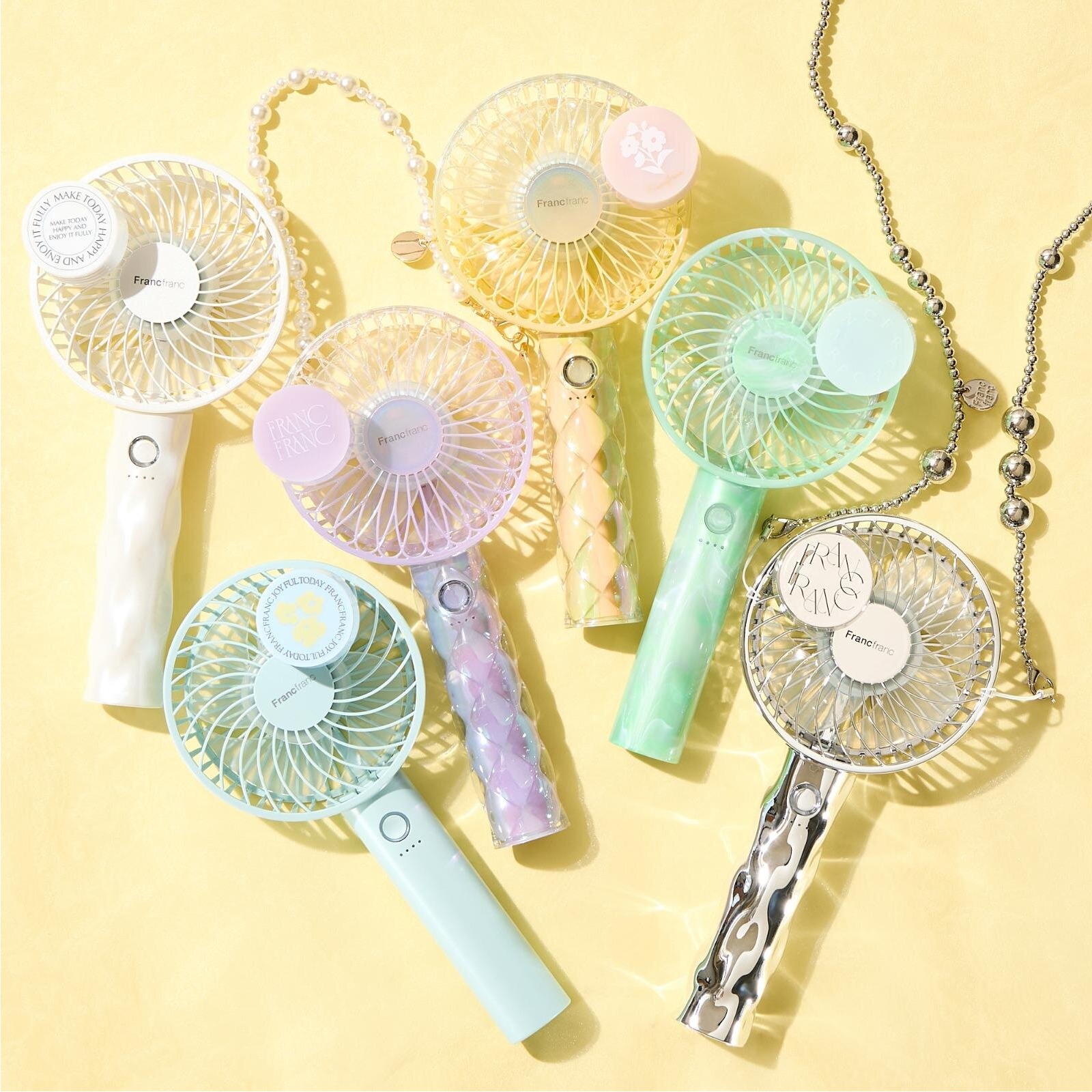 立體菱格紋超燒！日本Francfranc全新FURE手持風扇系列與香氛夾美到心坎裡