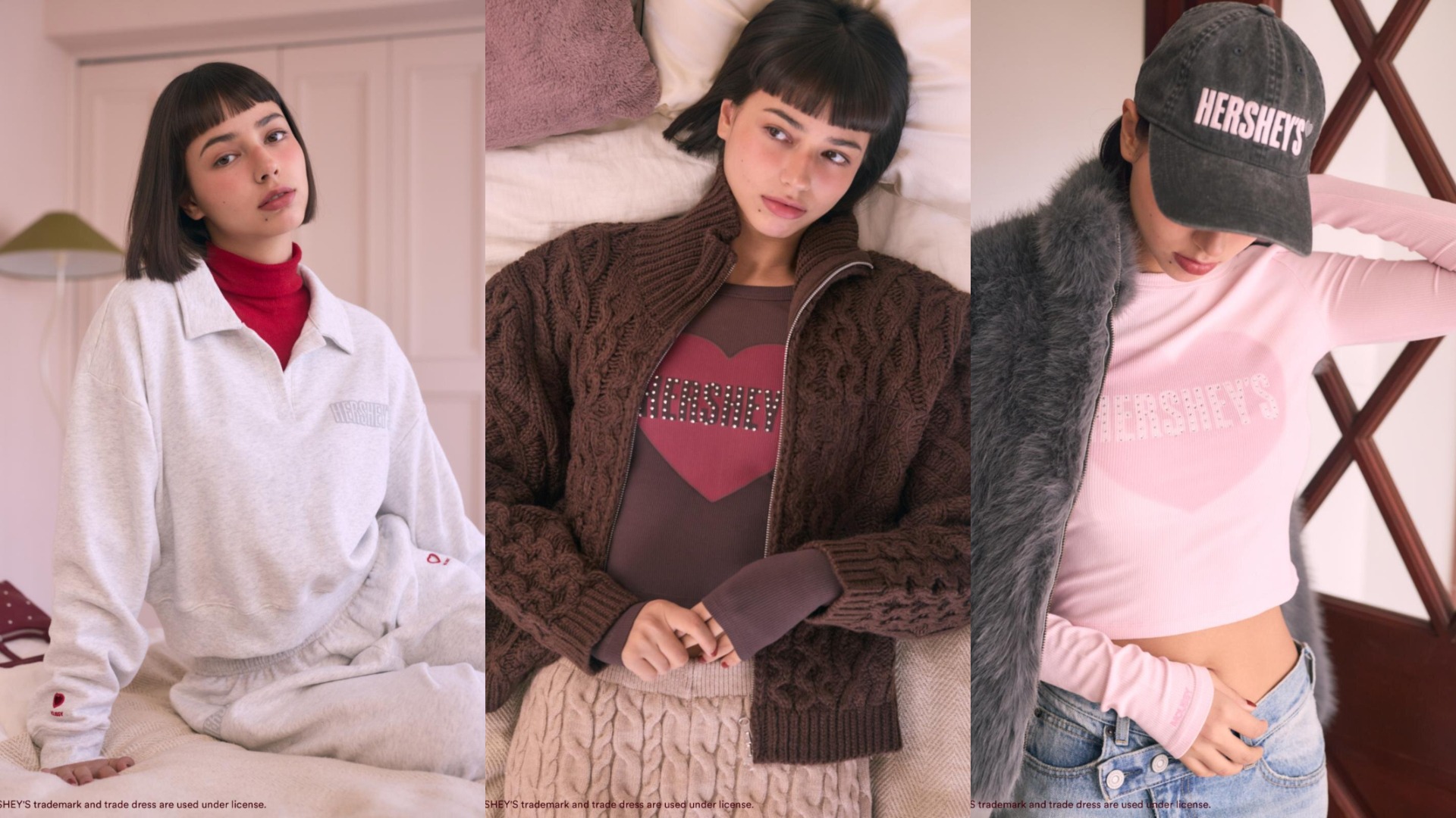 MOUSSY × HERSHEY'S 聯名系列，甜美復古風與巧克力的完美融合