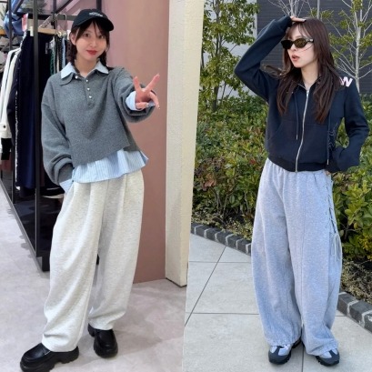 日本2026春季時尚小黑馬就是它！選搭「灰色棉褲」打造日系街頭態度