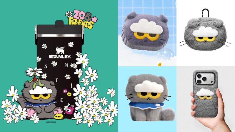 G-Dragon權志龍愛貓太萌啦！ZO&FRIENDS 強勢聯名3品牌：LUSH開賣秒衝TOP 10、CASETiFY毛絨配件、Stanley隨行杯登場