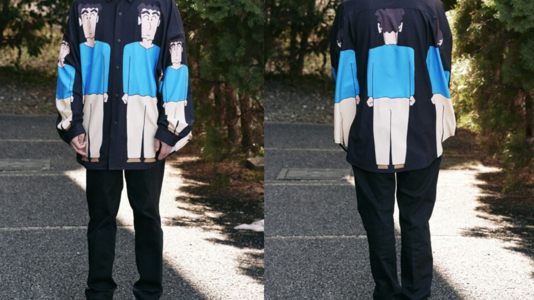 野原廣志直接穿上身！《蠟筆小新》ＸCUNE合作服飾帶來超強視覺衝擊性