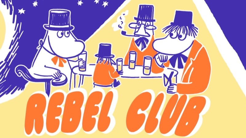 嚕嚕米叛逆登場！Moomin Arabia 全新「Rebel Club」系列，用美式復古漫畫風活出大人味的精采！