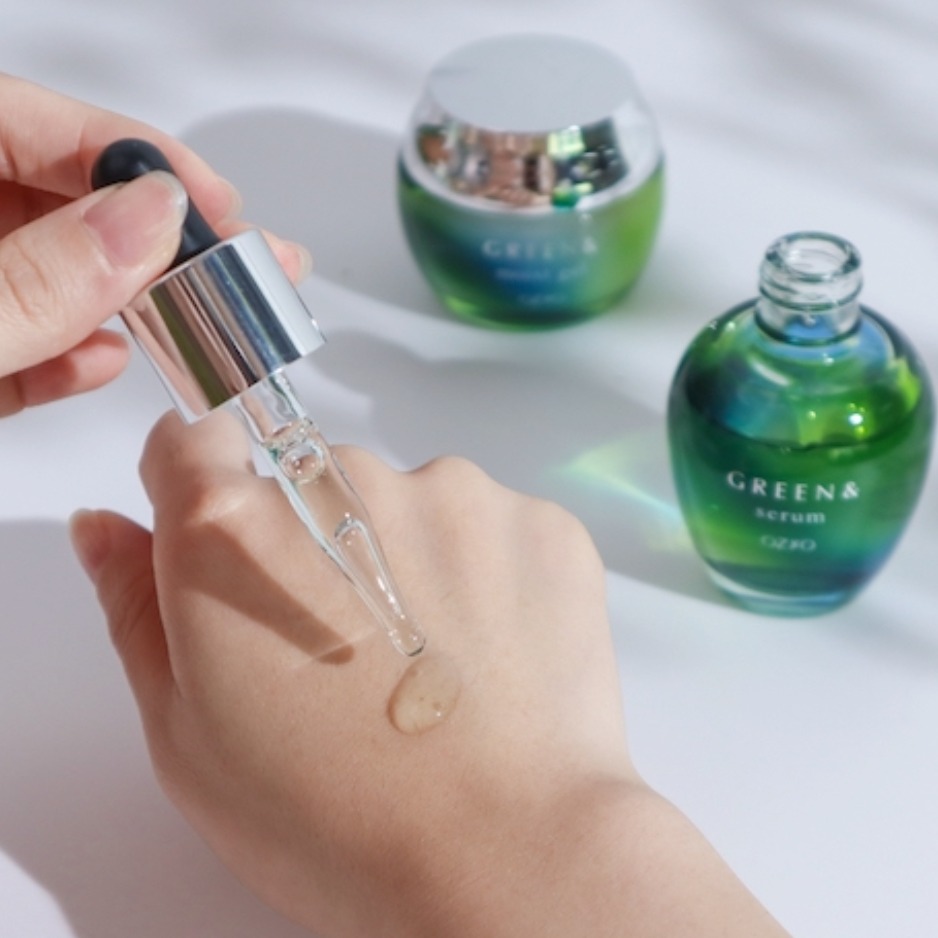 風靡日本的自然美「純素保養」！體驗OZIO GREEN&水氧系列兩步驟找回亮白發光肌