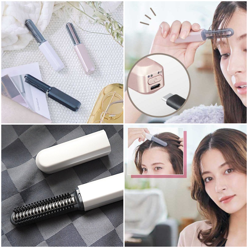 日本超紅「小泉瀏海無線離子燙」！超迷你輕量僅有65g，使用簡單初心者也好上手