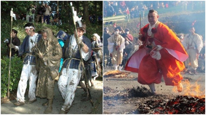 日本3月傳統祭典！春日大社春日祭 、高尾山火渡祭，還有用潑泥巴來預測豐收與否的泥打祭