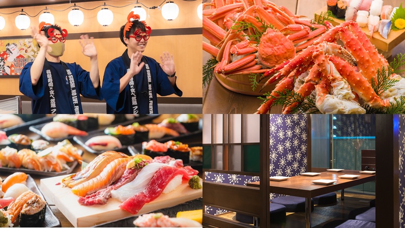 FUJIYAMA TOKYO進駐大阪梅田！巨型壽司超吸睛，還有帝王蟹豪邁吃到飽
