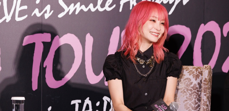 「秒殺歌姬」LiSA久違訪台，記者會預告將熱唱鬼滅神曲〈紅蓮華〉〈炎〉來嗨翻林口！