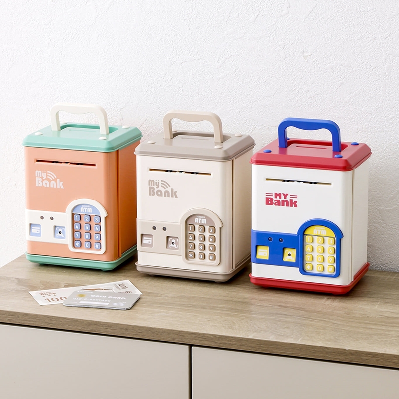 在日本3COINS看到「電子存錢筒」就要立刻買下！秒殺再補貨的縮小型ATM