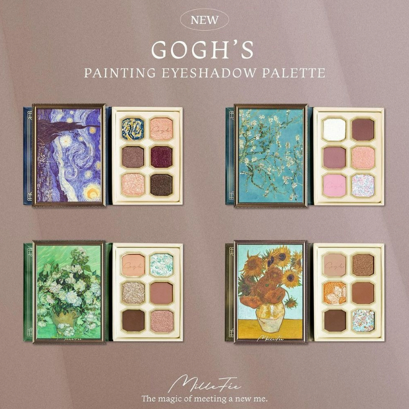 結合文藝質感與時髦氛圍的名畫眼妝　MilleFée名畫眼影盤第３彈登場